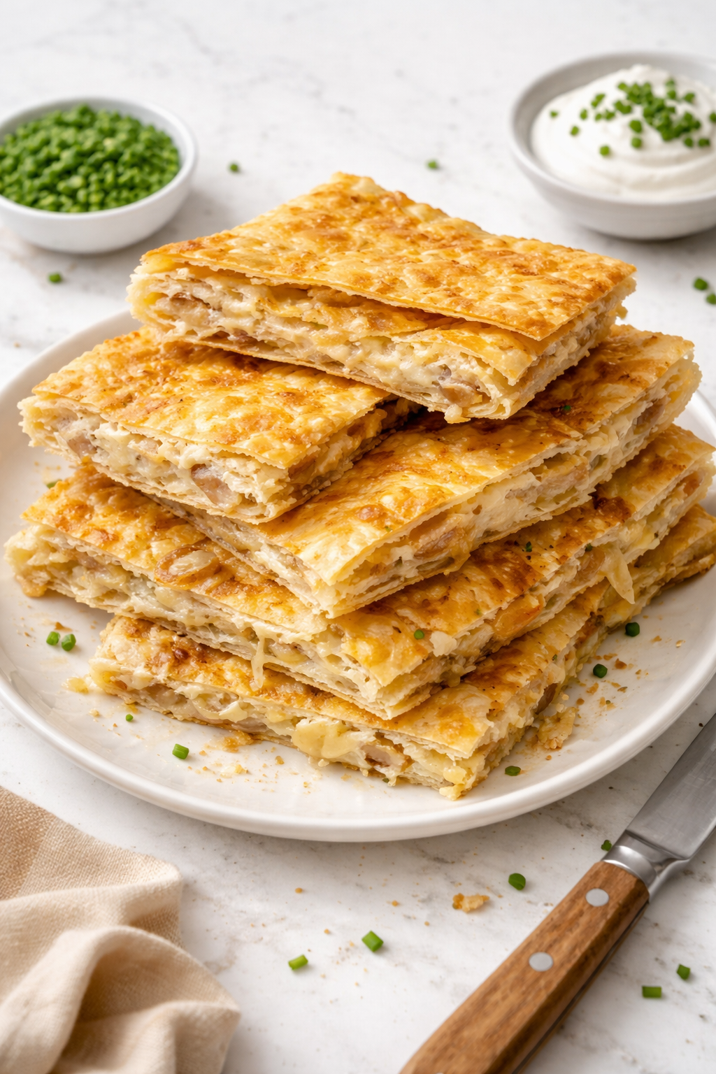 Caramelized Onion Quesadilla Bake