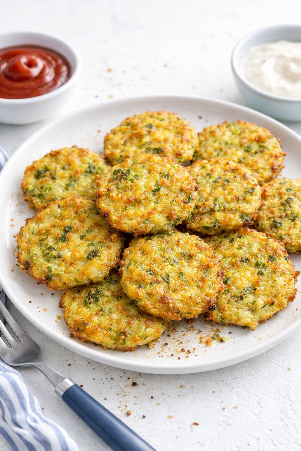 Cheesy Broccoli Crisps