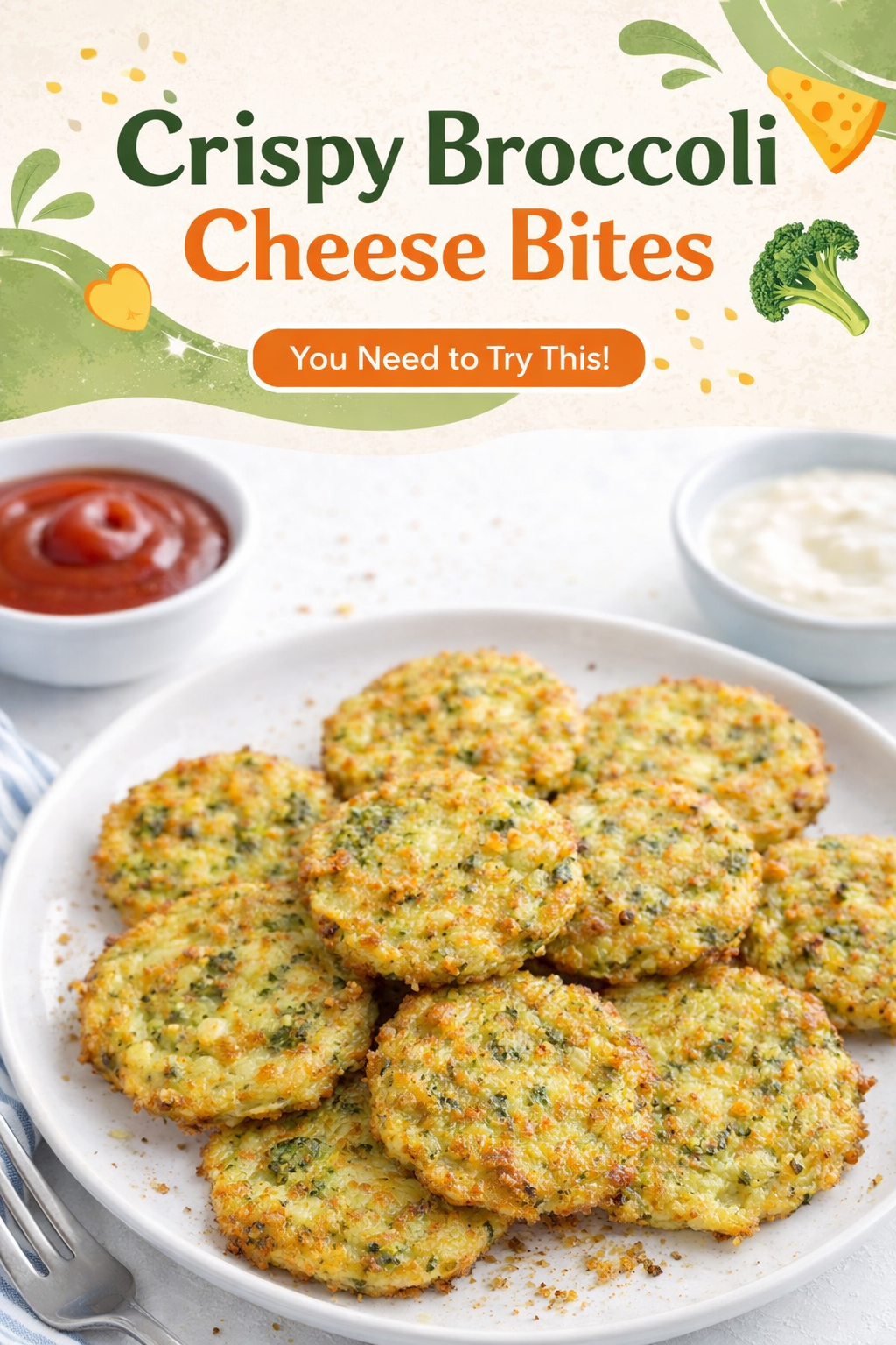 Cheesy Broccoli Crisps