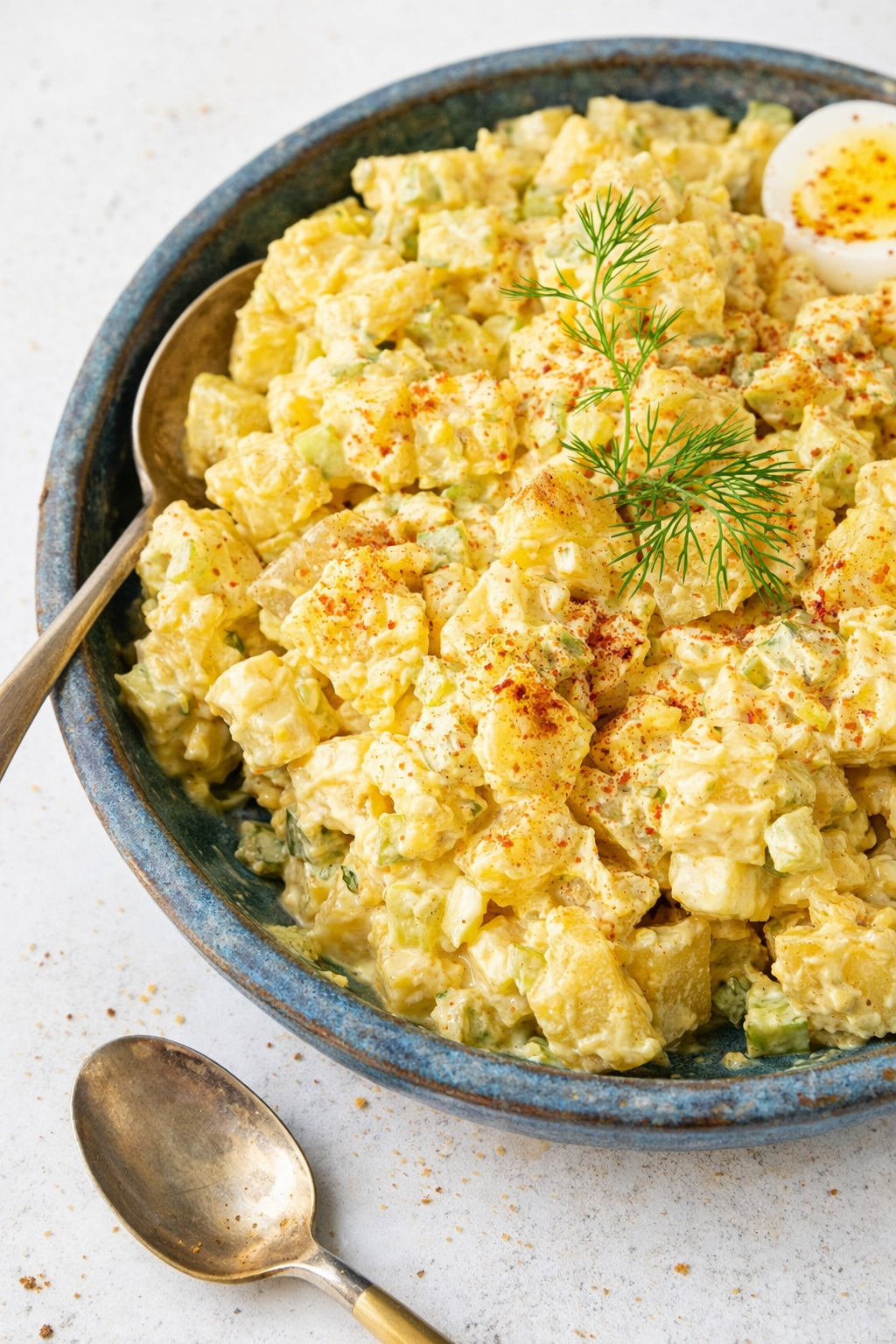 Classic Potato Salad with Egg and Mustard