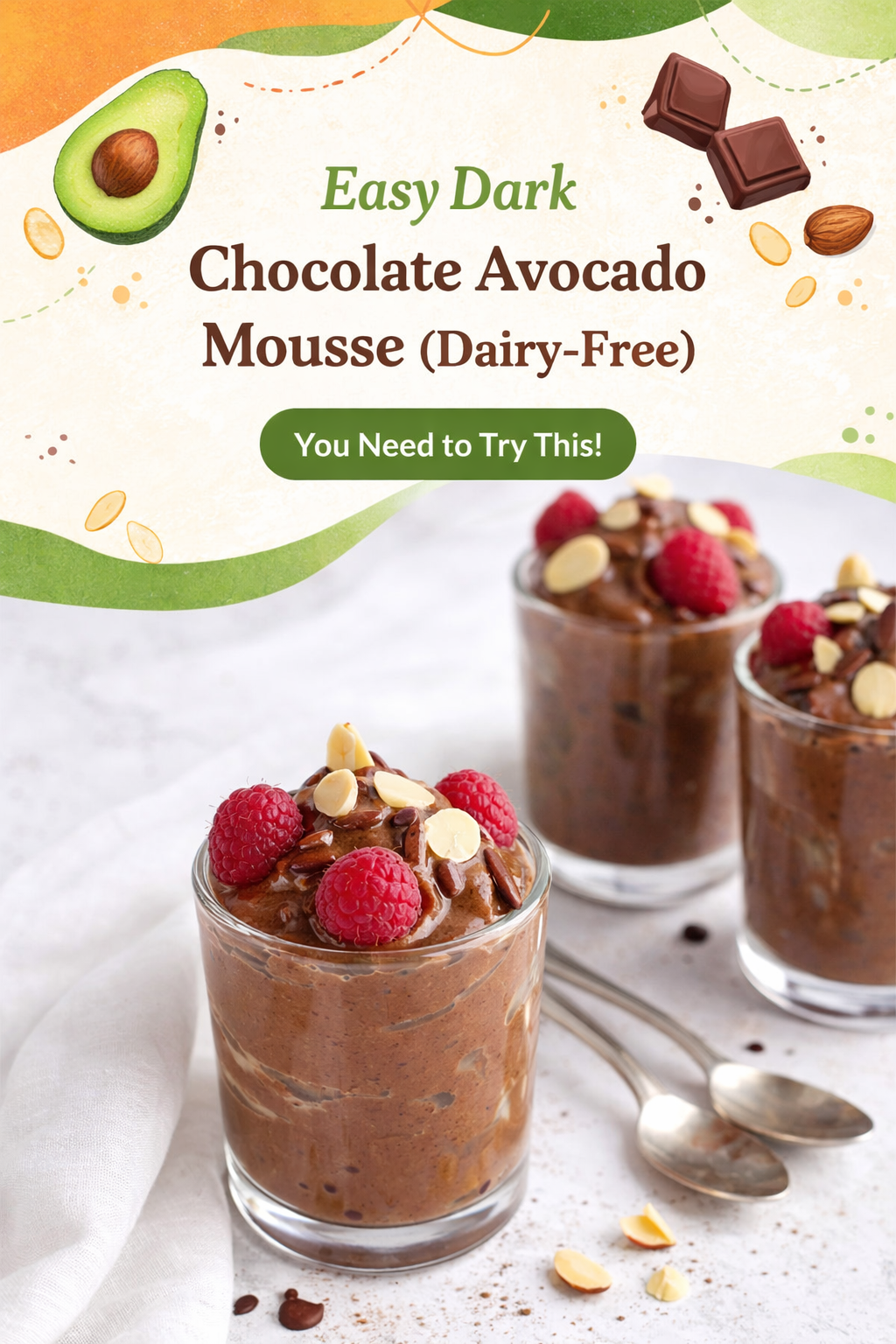 Creamy Avocado Chocolate Mousse