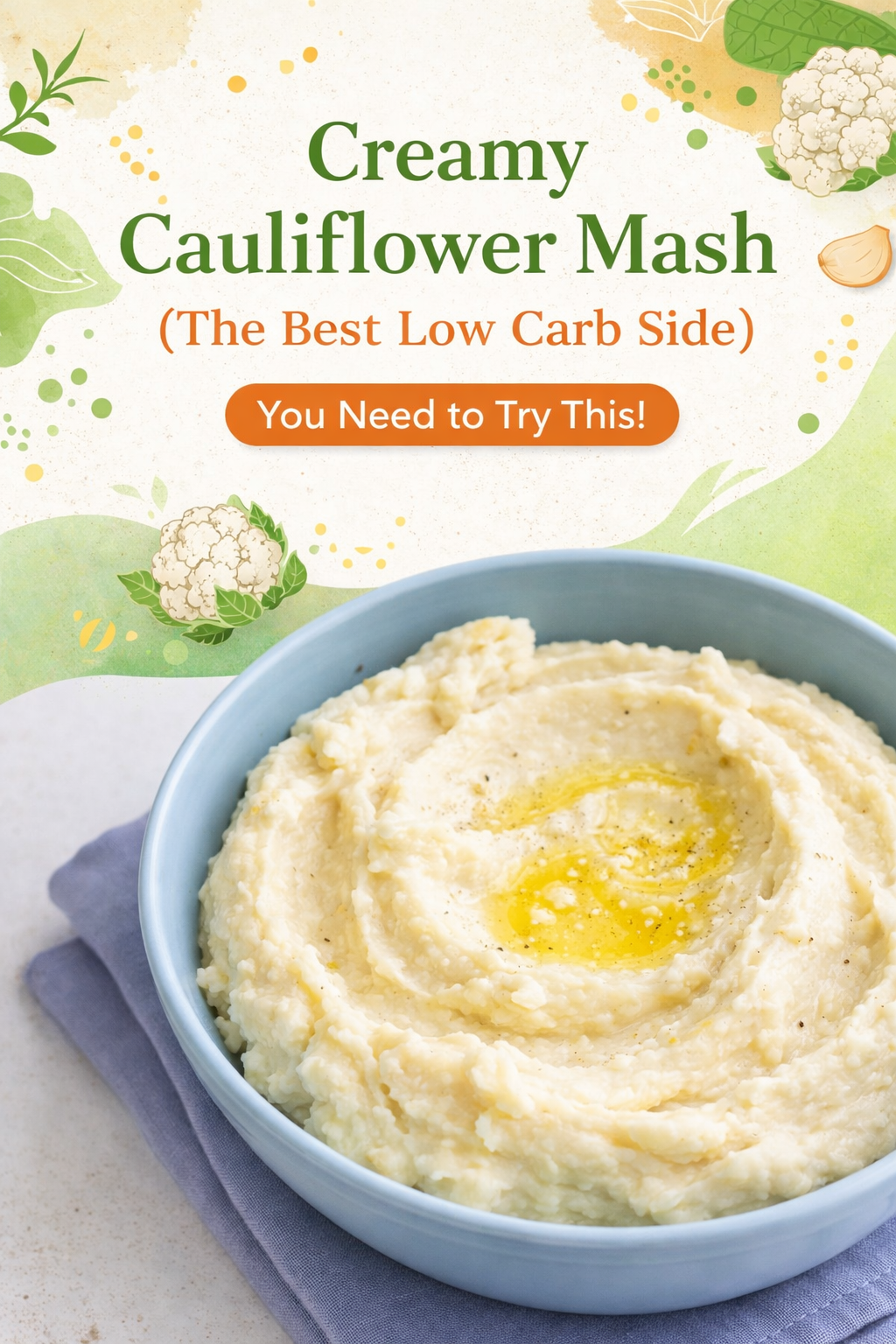 Creamy Cauliflower Mash (The Best Low Carb Side)