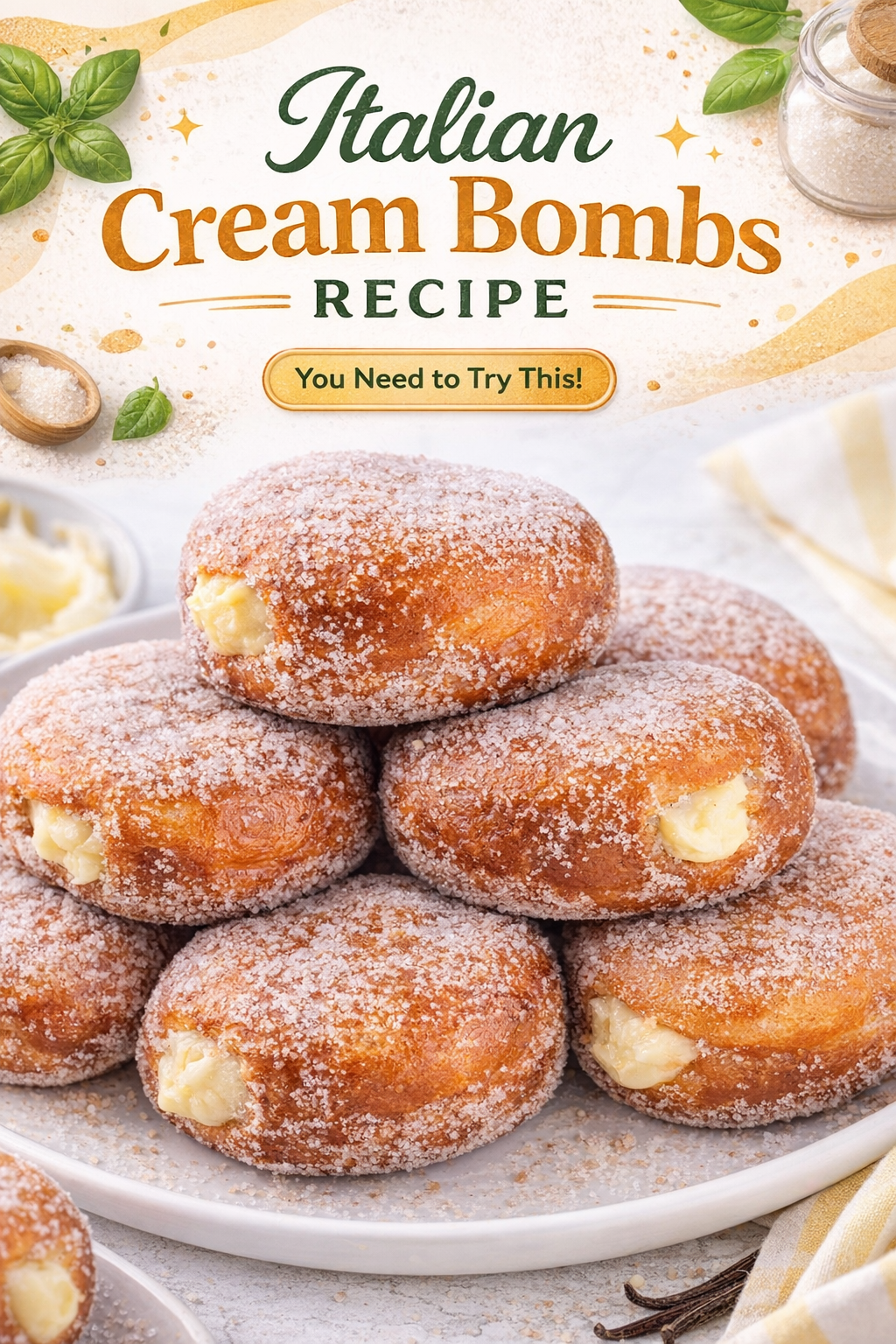 Creamy Italian Dessert Bombs