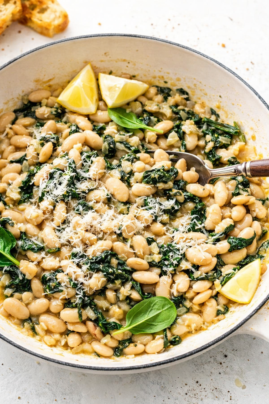 Creamy White Bean and Spinach Soup (Pantry Staple)