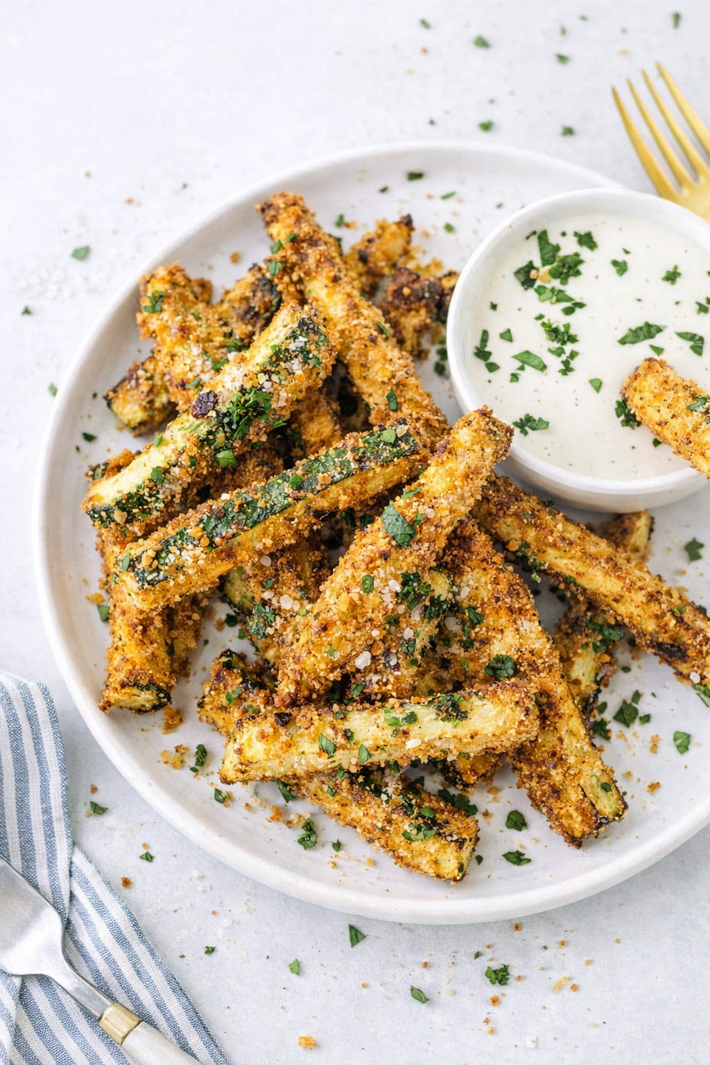 Crispy Air Fryer Zucchini Fries