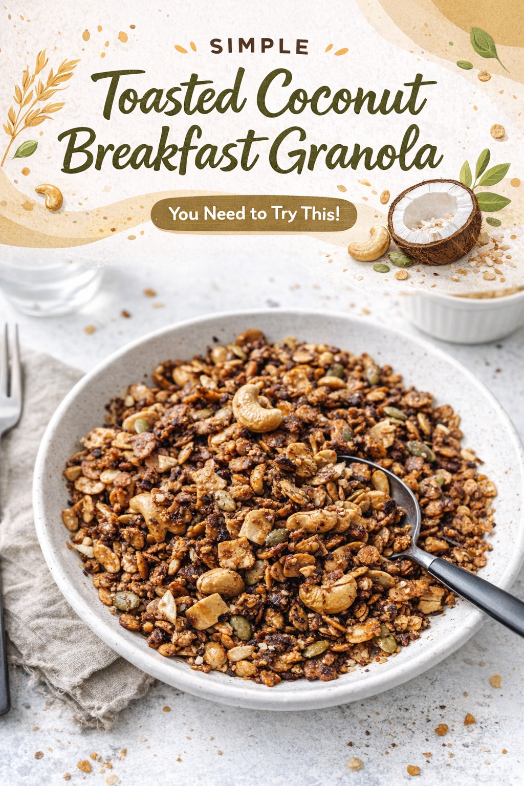 Crispy Coconut Morning Crunch