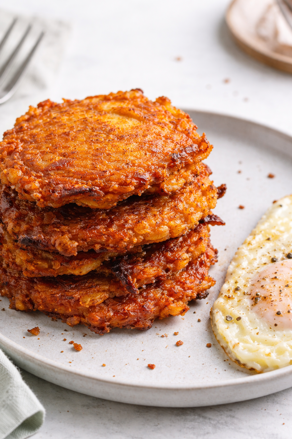 Crispy Sweet Potato Hash Browns