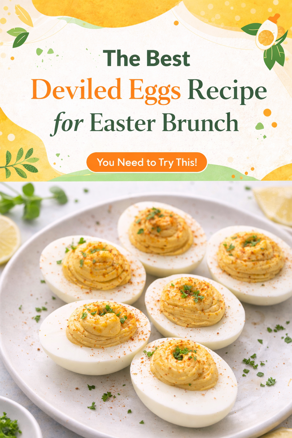 Easter Brunch Deviled Eggs Delight