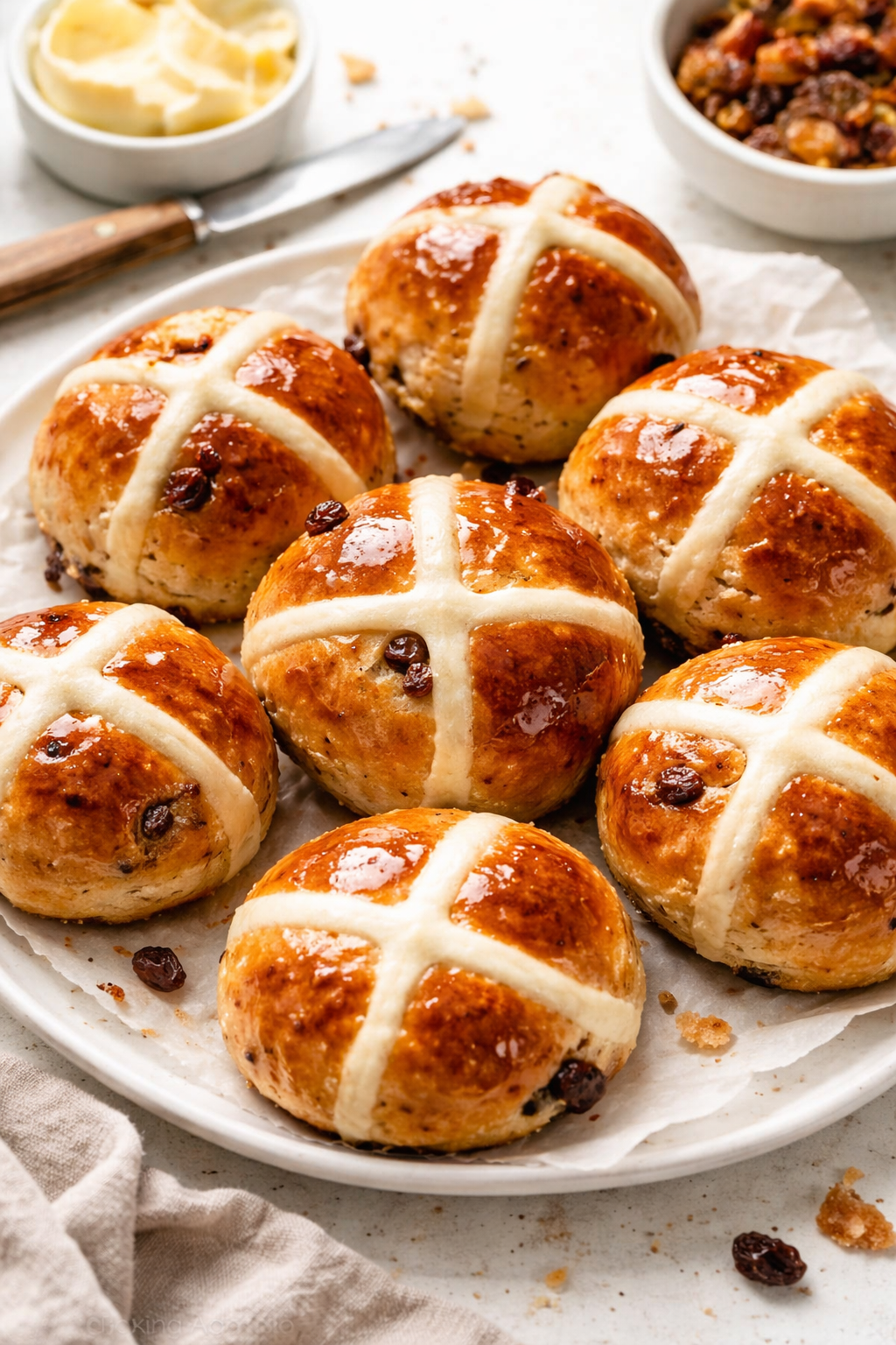 Easter Spiced Fruit Buns