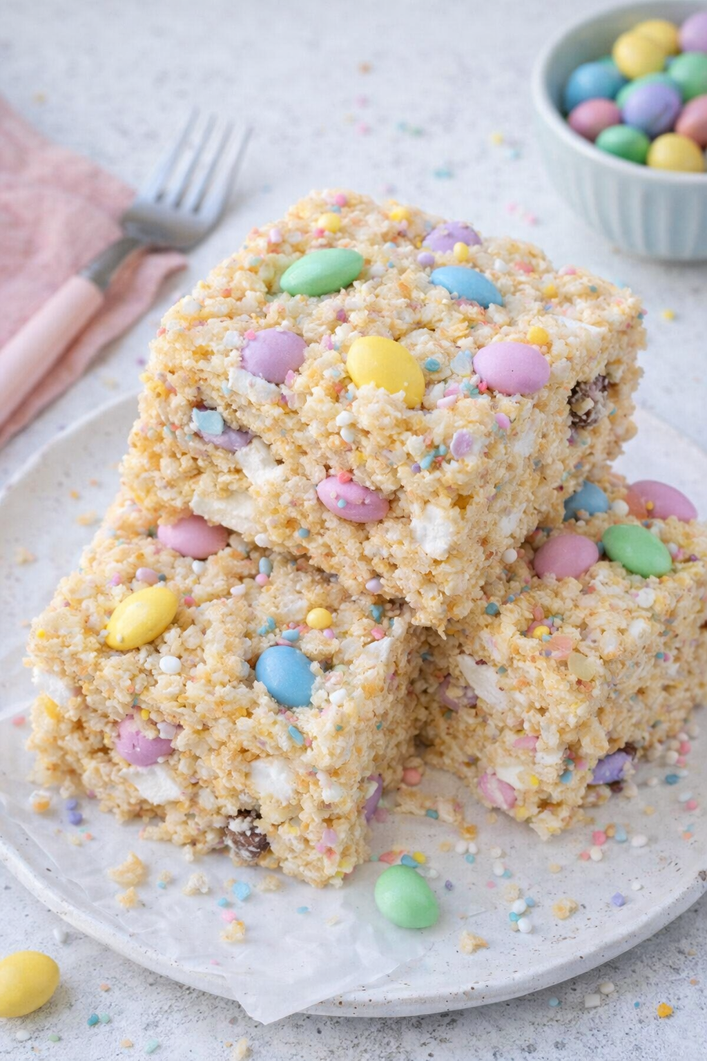 Easter Sprinkle Crispy Rice Treats