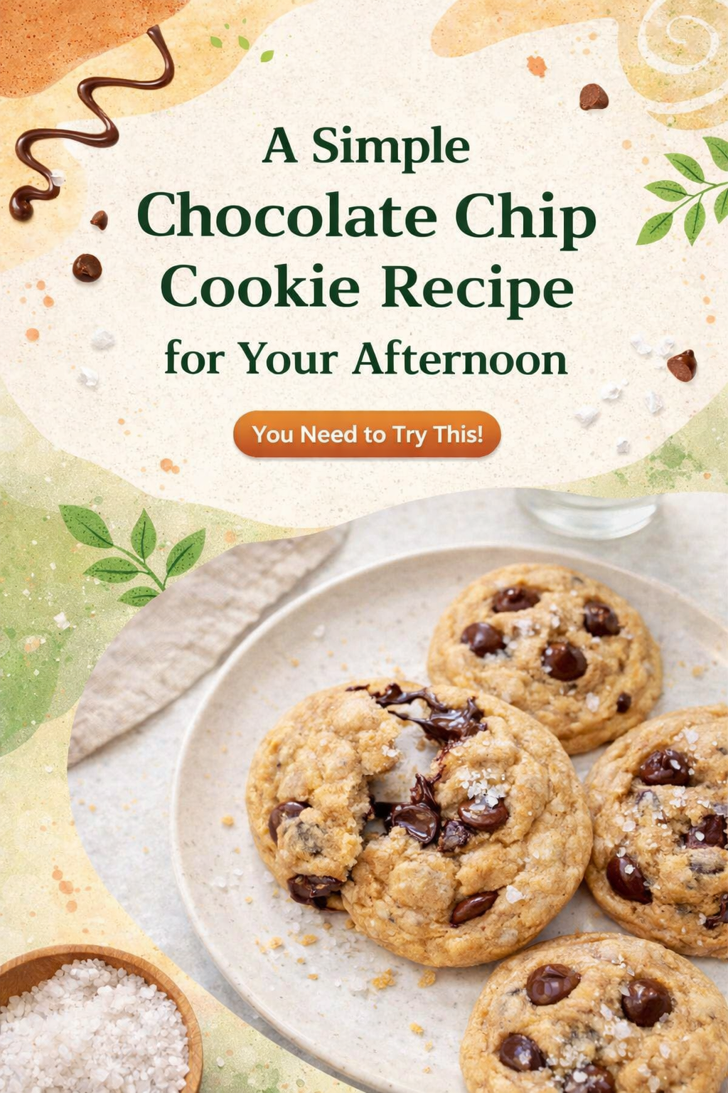 Easy Afternoon Chocolate Chip Cookies