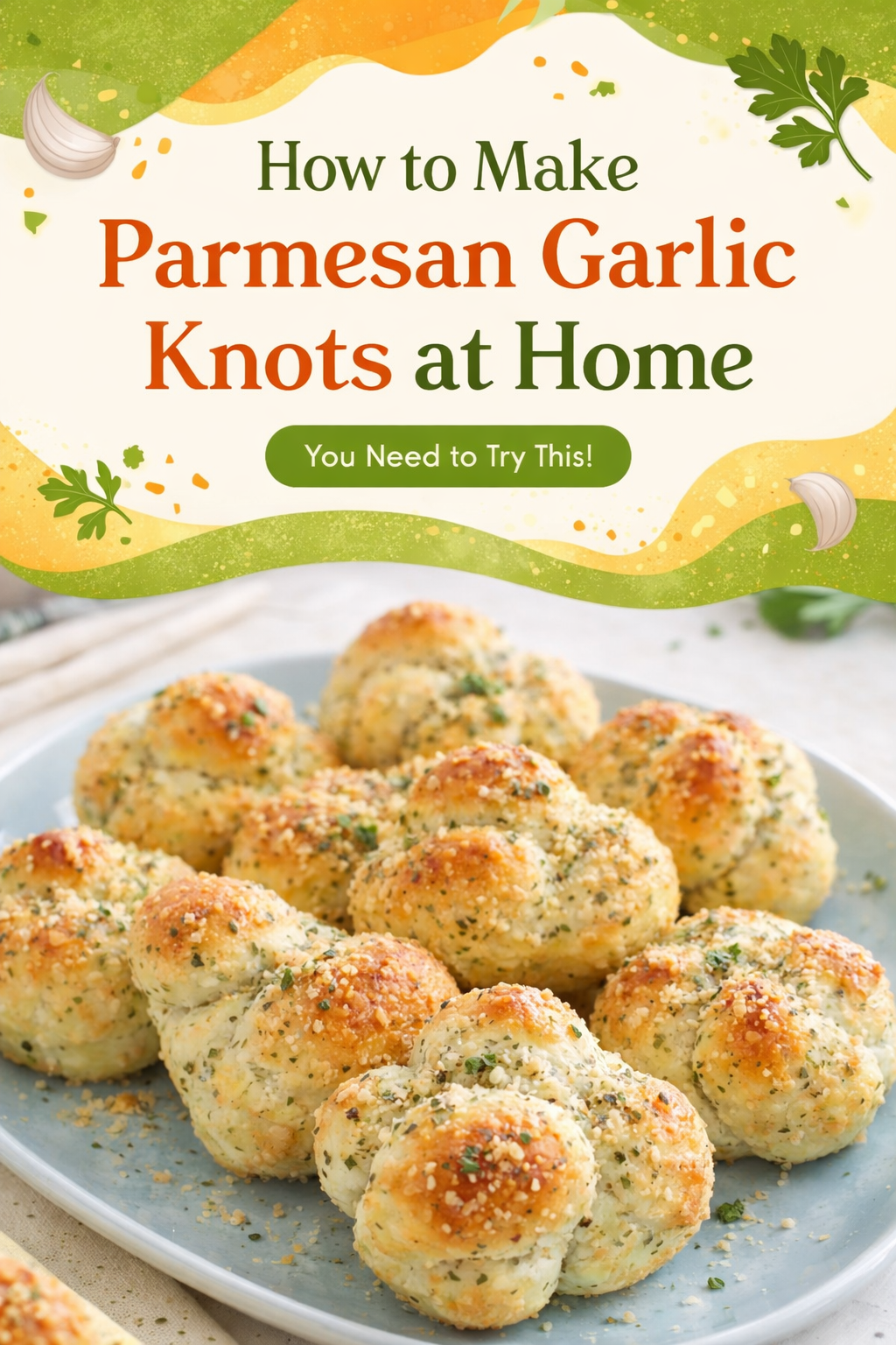Easy Homemade Parmesan Garlic Knots