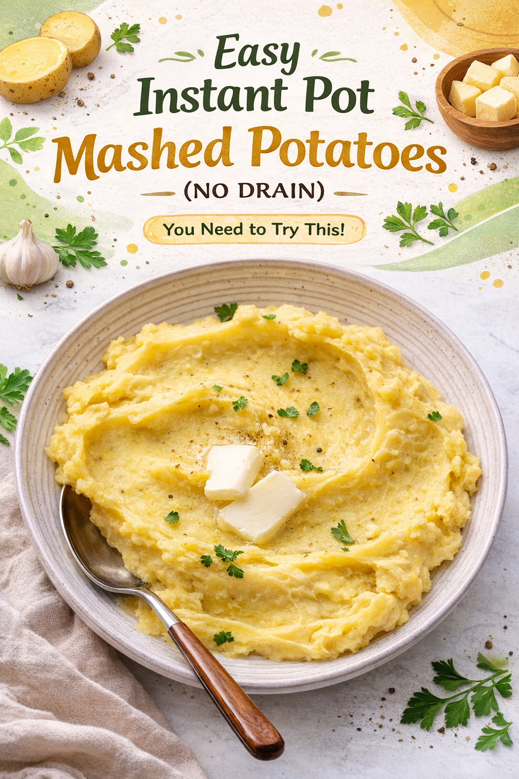 Effortless Instant Pot Mashed Potatoes
