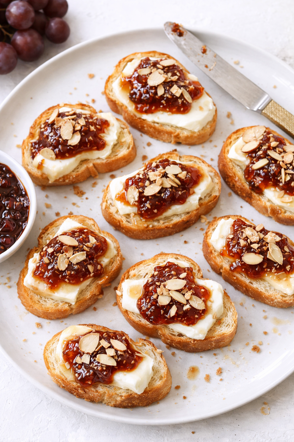 Fig and Brie Crostini Bites