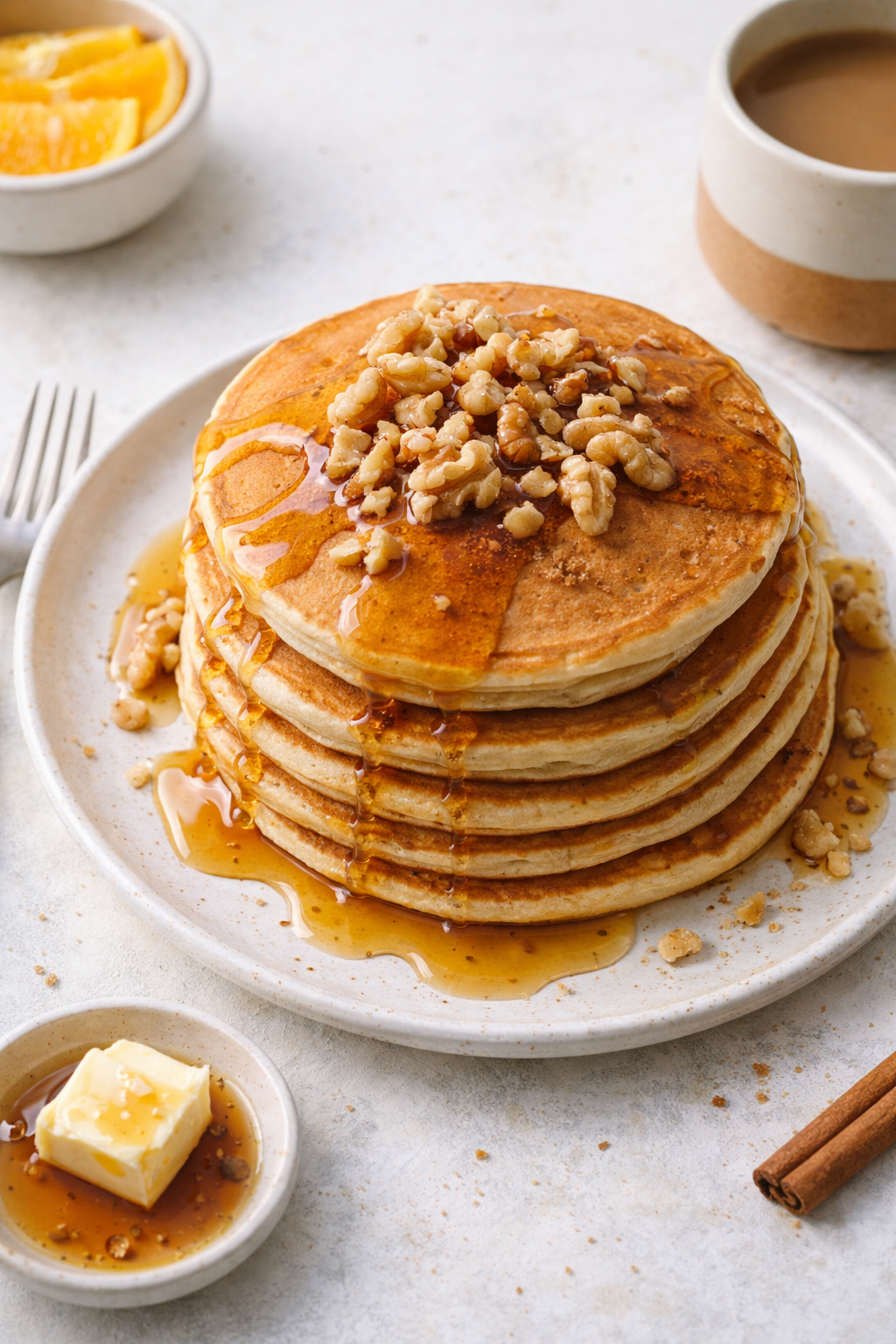 Fluffy Maple Pancakes for a Cozy Morning