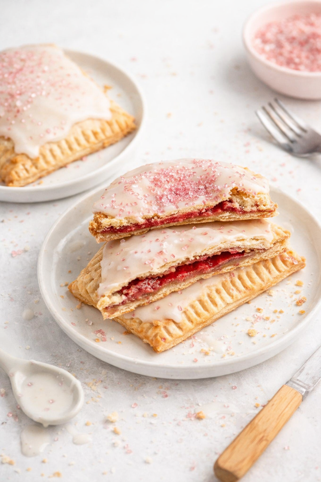 Fresh Strawberry Hand Pies with Glaze