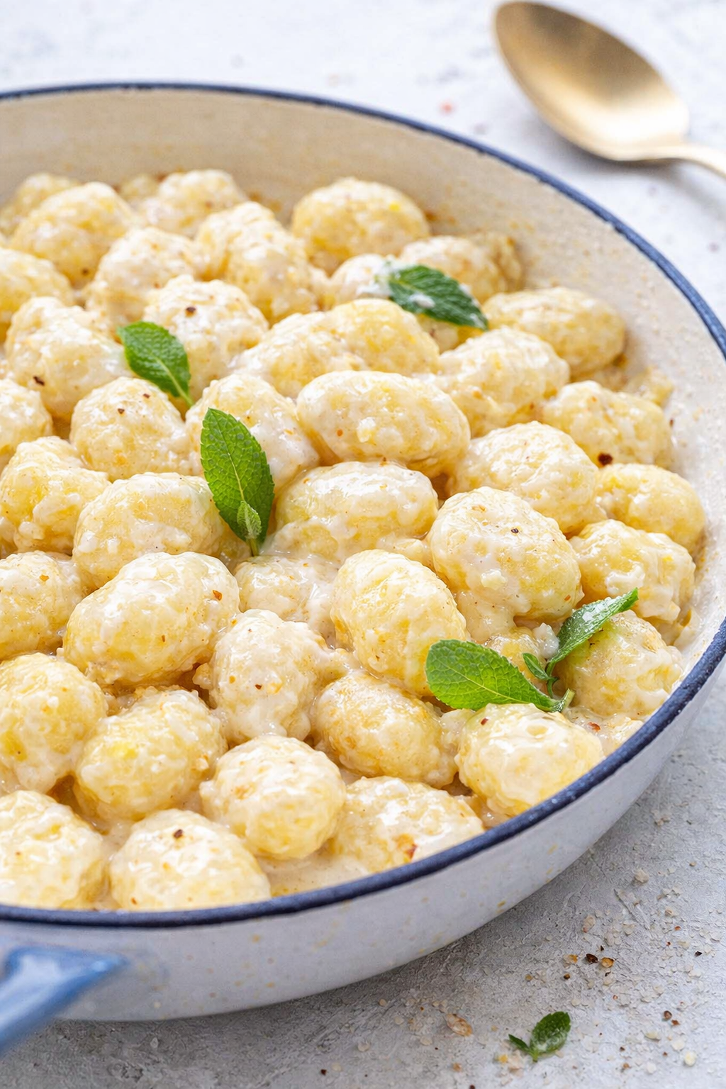 Garlic Parmesan Gnocchi Skillet