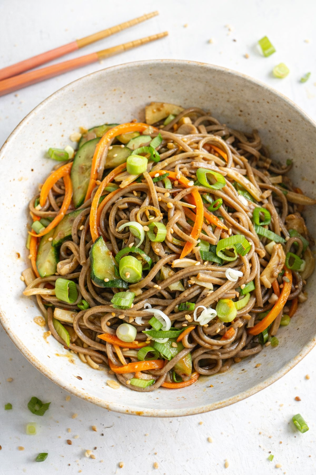 Ginger Soba Noodle Salad