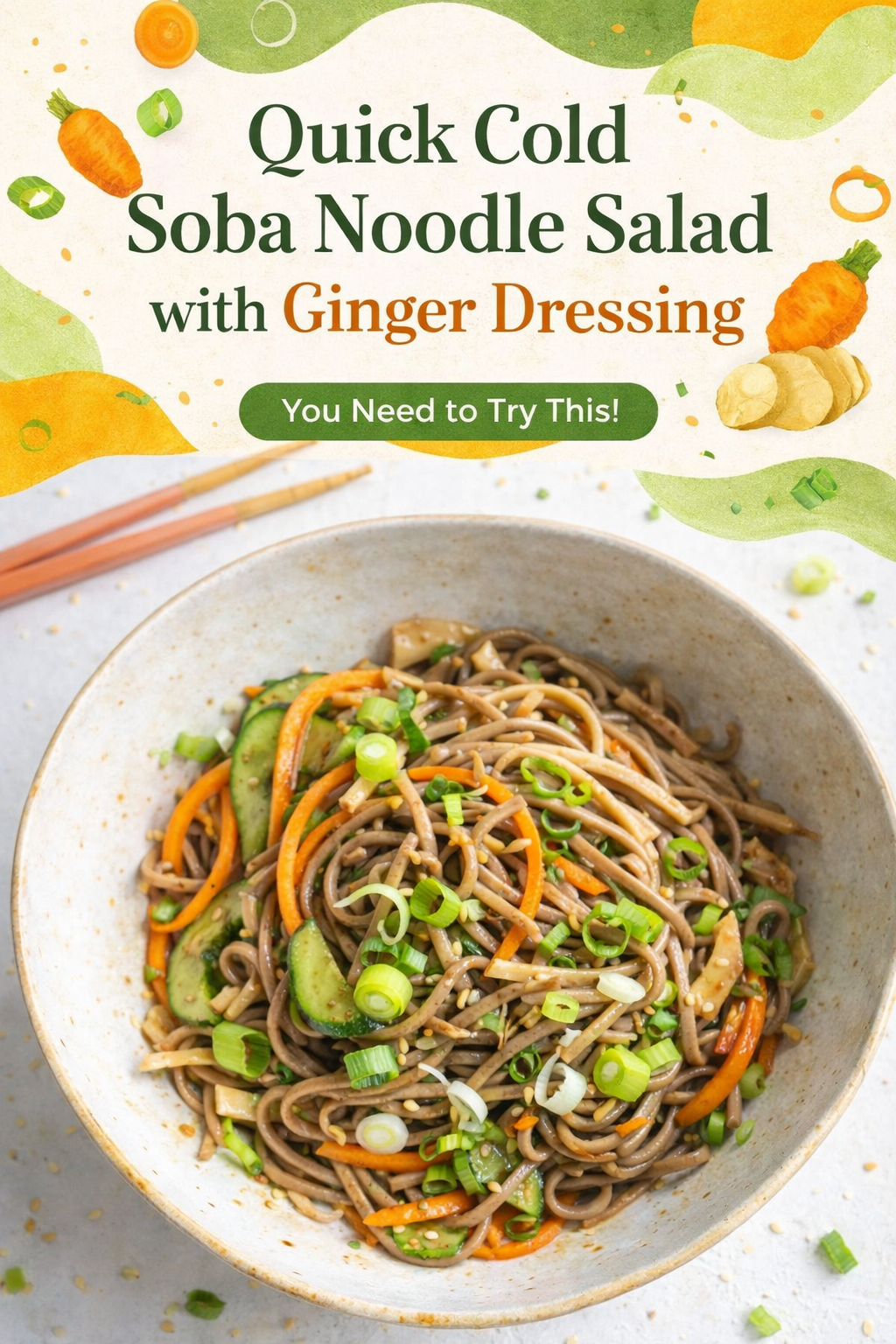 Ginger Soba Noodle Salad