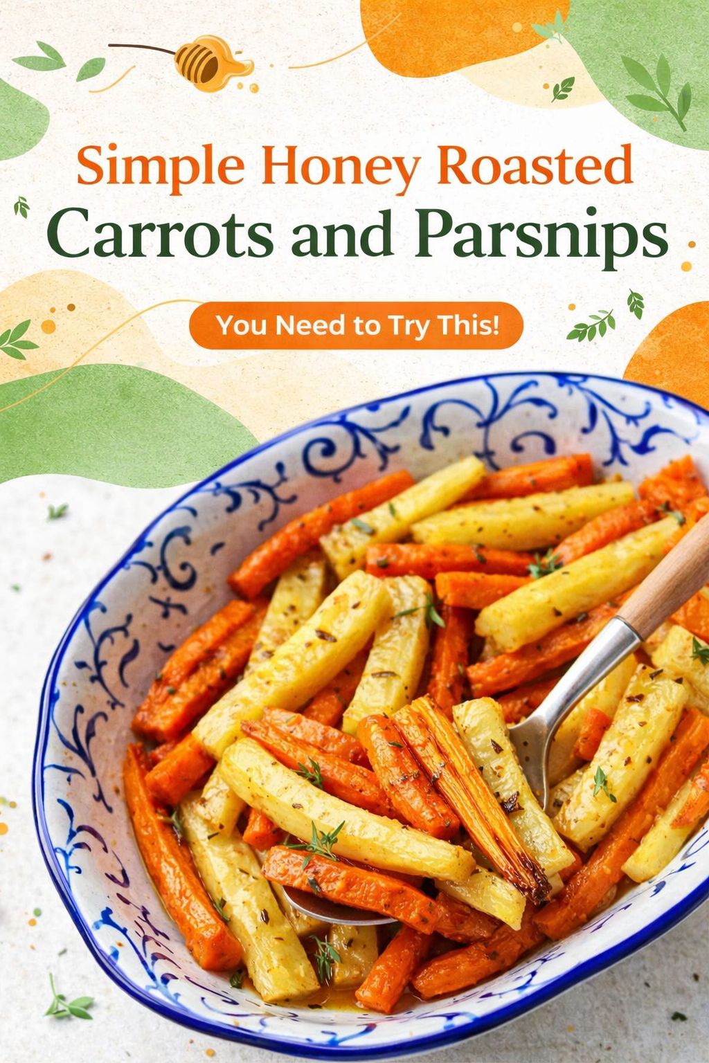 Glazed Honey Roasted Root Vegetables