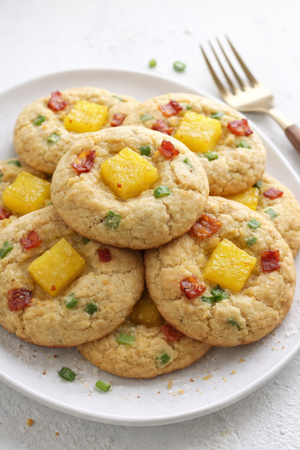 Golden Pineapple Butter Cookies