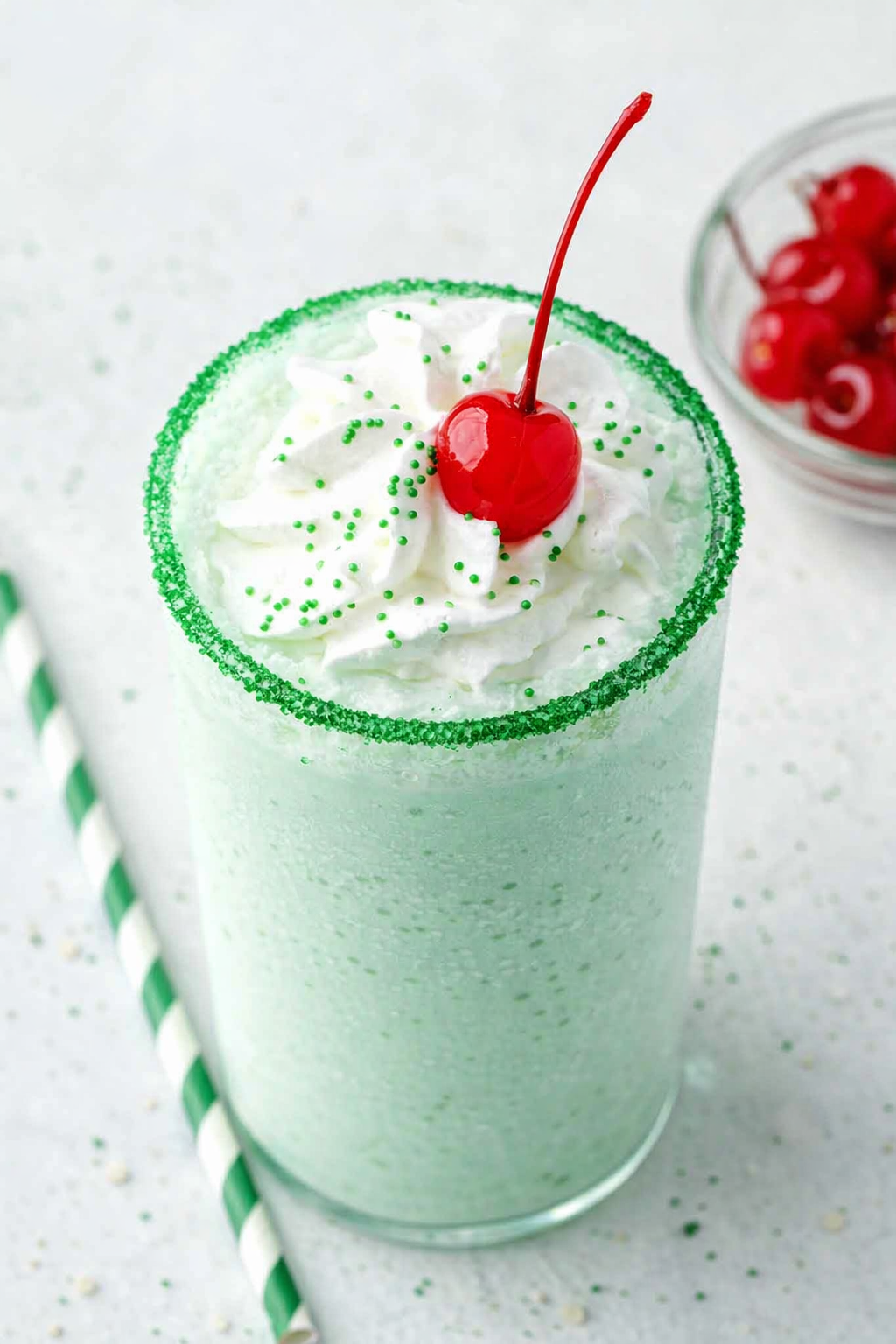 Homemade Minty Shamrock Shake