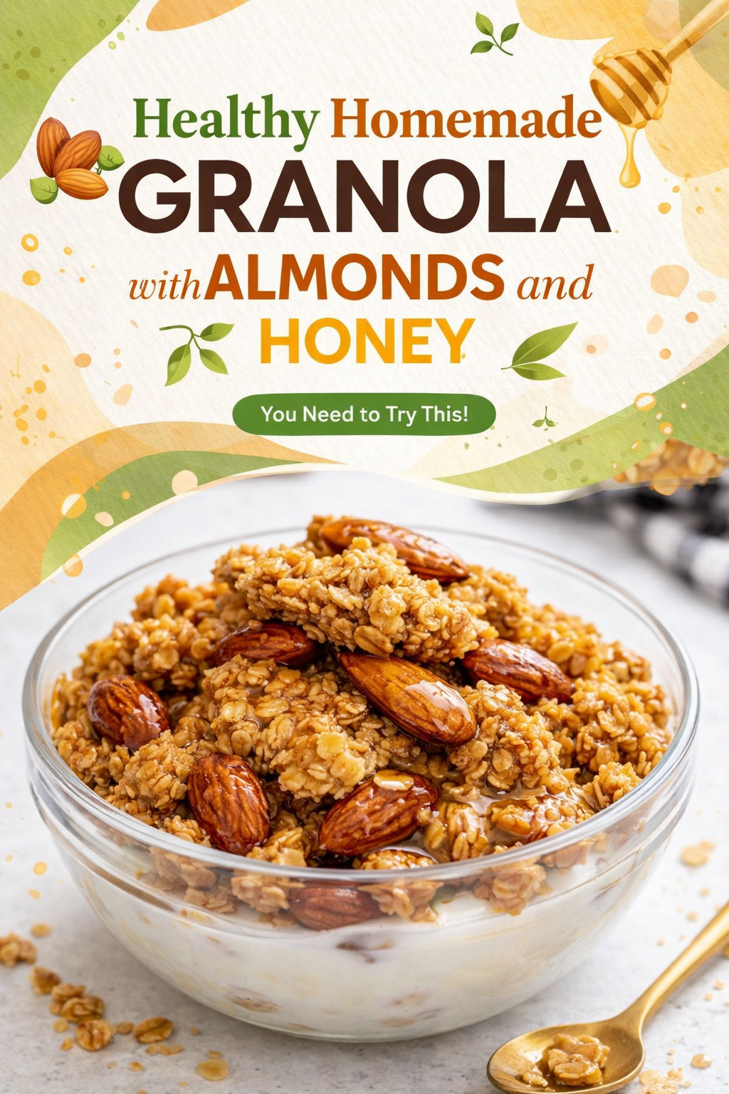 Honey Almond Homemade Granola