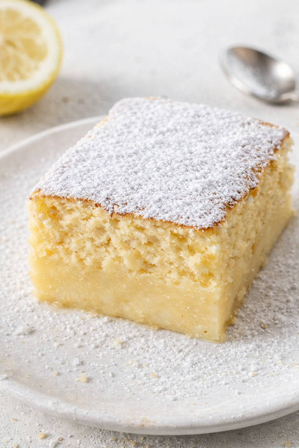 Lemon Enchantment Custard Cake