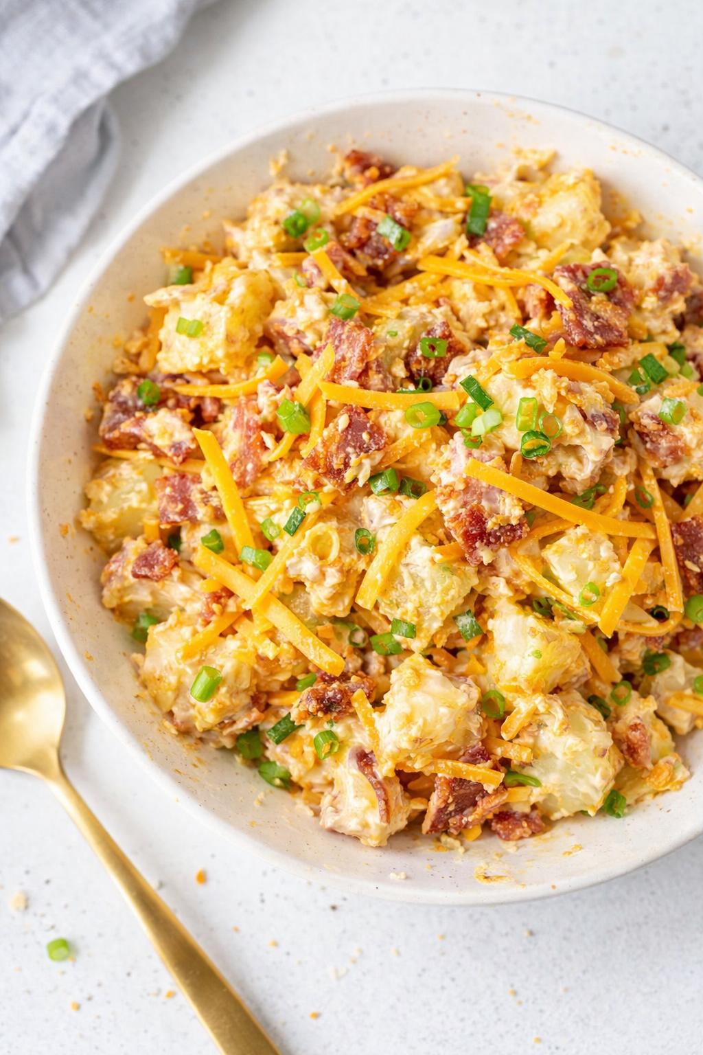 Loaded Bacon Cheddar Potato Salad
