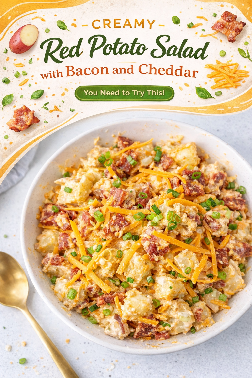 Loaded Bacon Cheddar Potato Salad