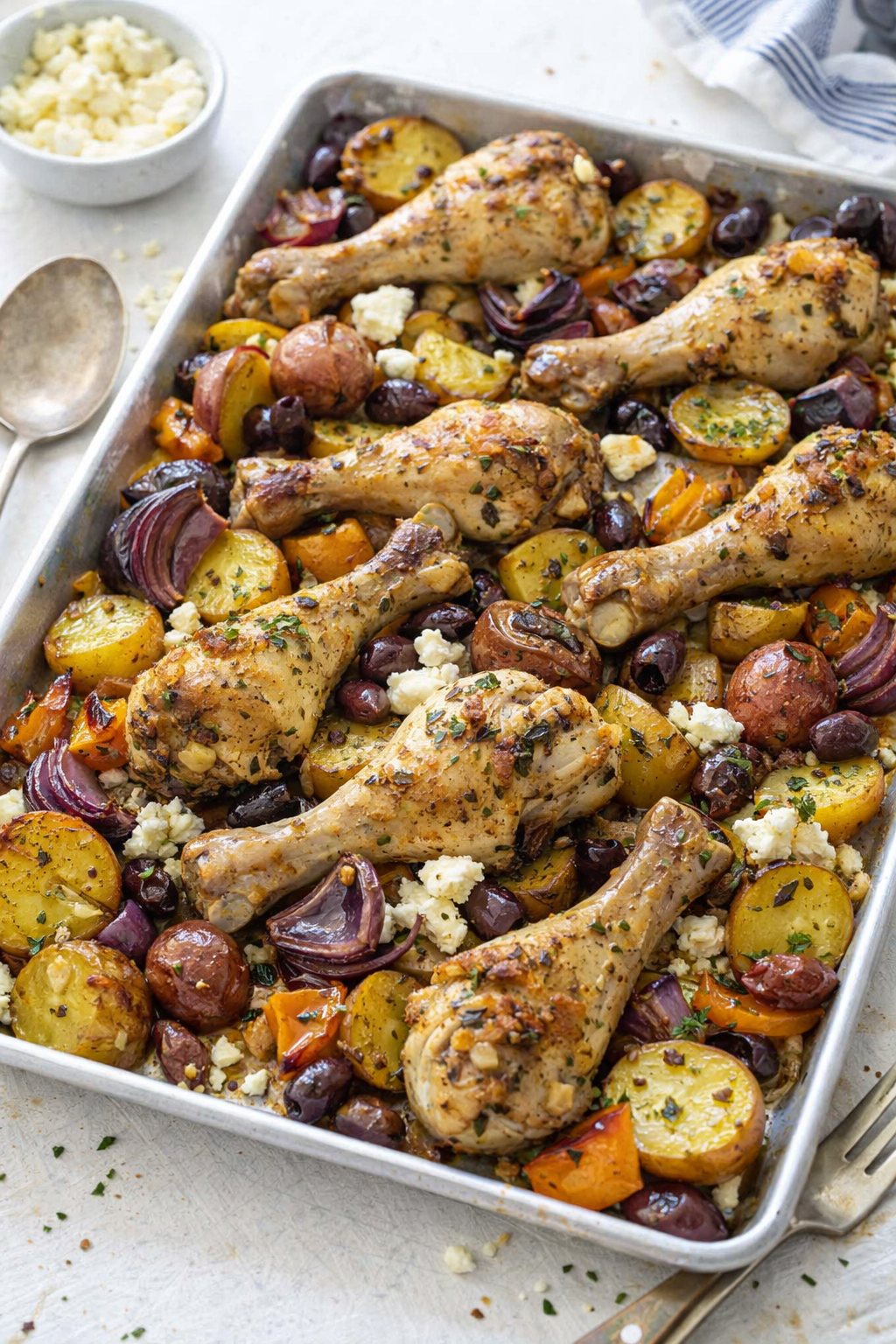 Mediterranean Lemon Herb Chicken and Potatoes
