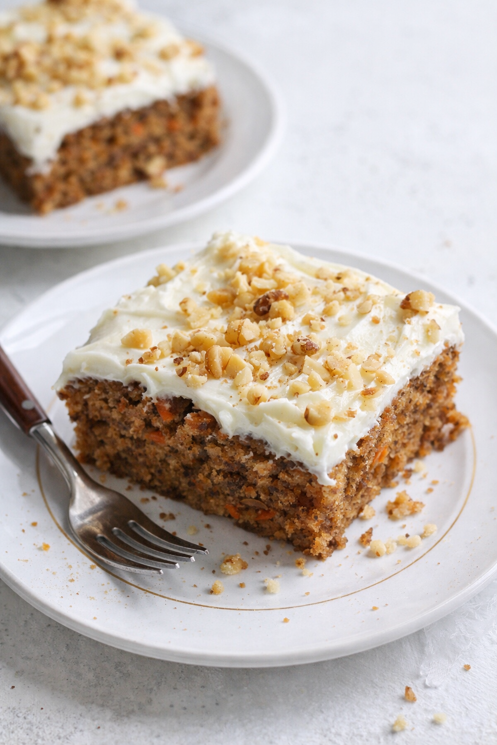 Moist Carrot Cake with Cream Cheese Frosting