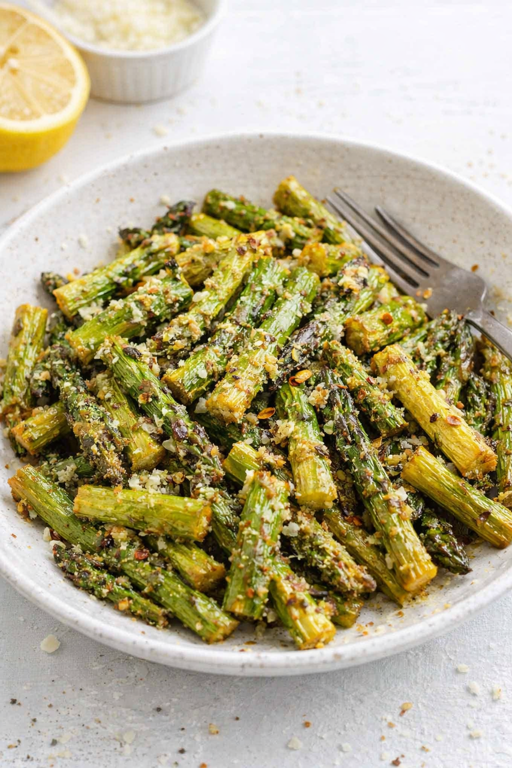 Parmesan Garlic Air Fryer Asparagus