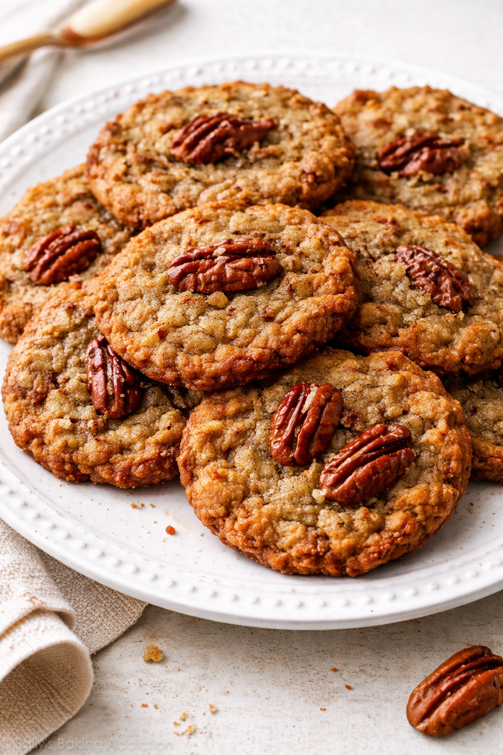 Pecan Pie Oatmeal Breakfast Cookies