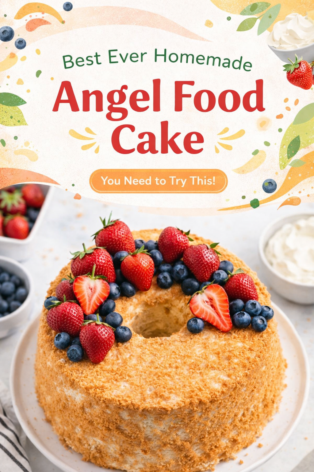 Perfect Angel Food Cake Recipe