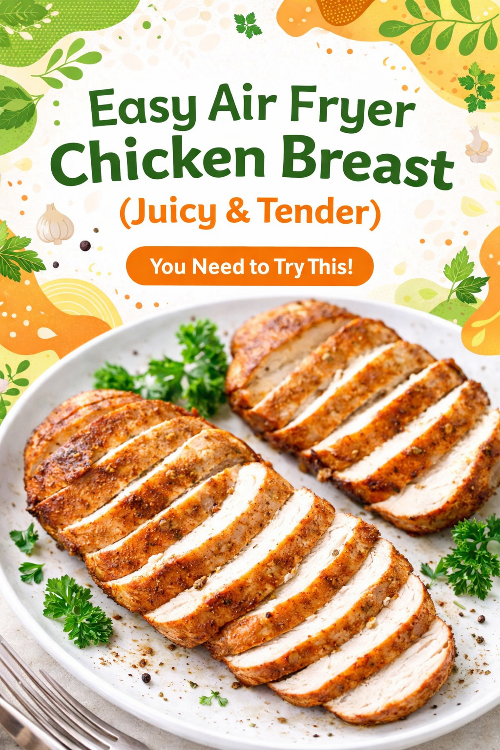 Perfectly Juicy Air Fryer Chicken Breast