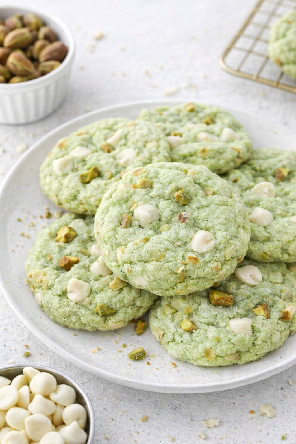 Pistachio Pudding Cookie Delights