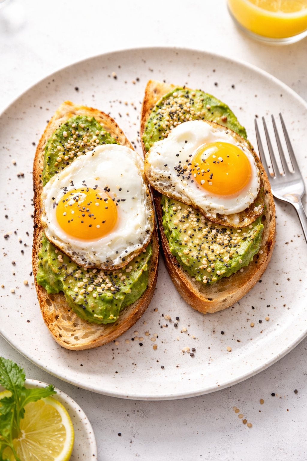 Quick Avocado Toast with Everything Spice