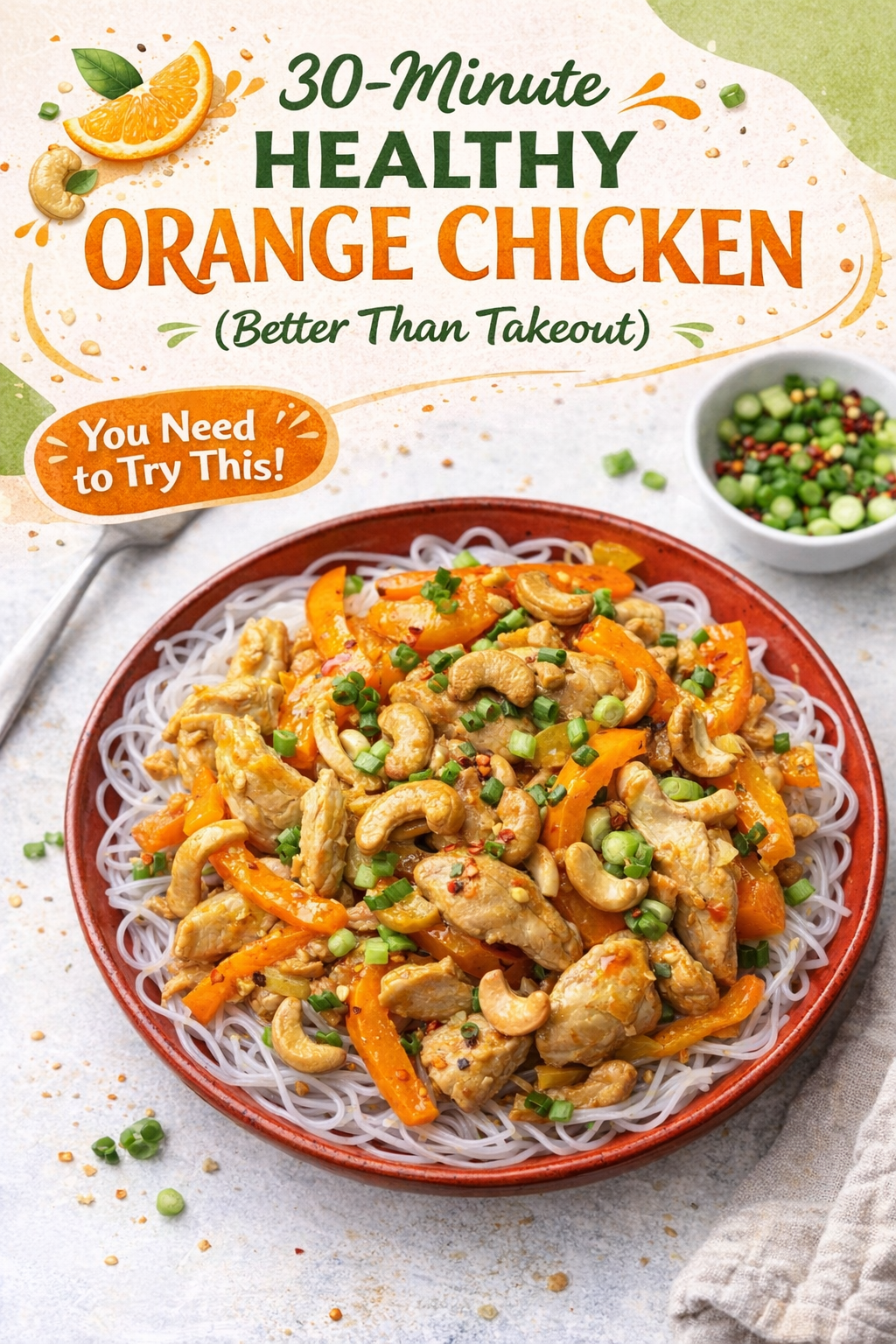 Quick Healthy Orange Chicken in 30 Minutes