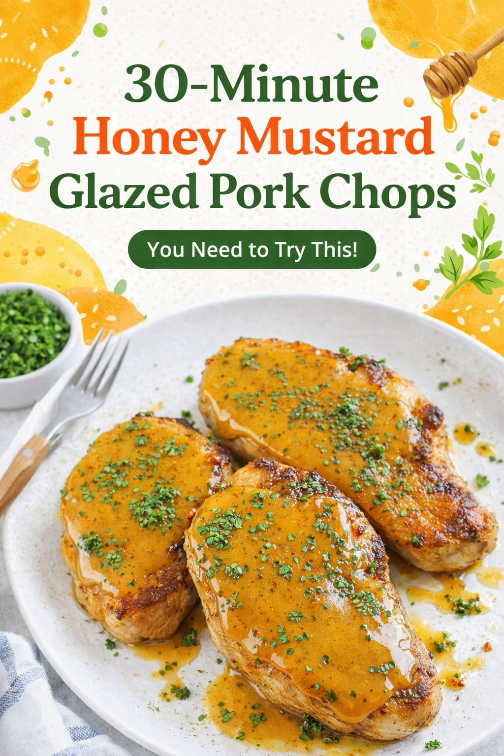 Quick Honey Mustard Pork Chops