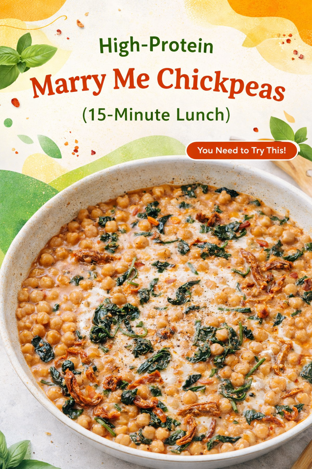 Quick Marry Me Chickpeas Lunch