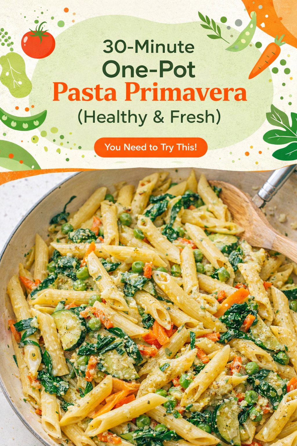 Quick Pasta Primavera in One Pot