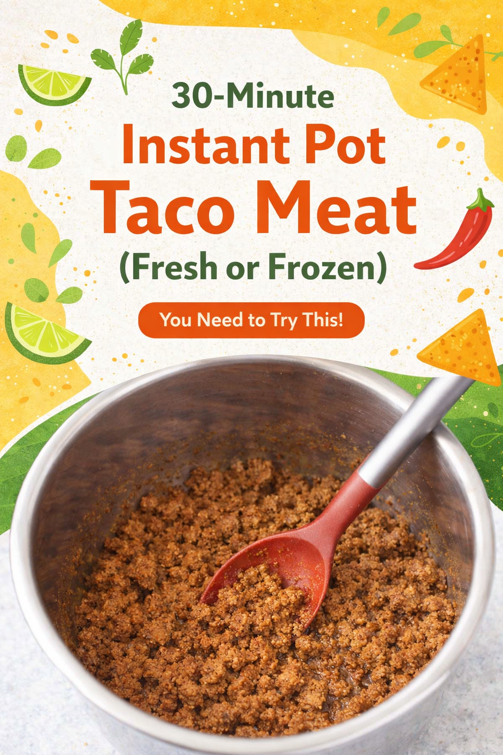 Quick Taco Meat in the Instant Pot