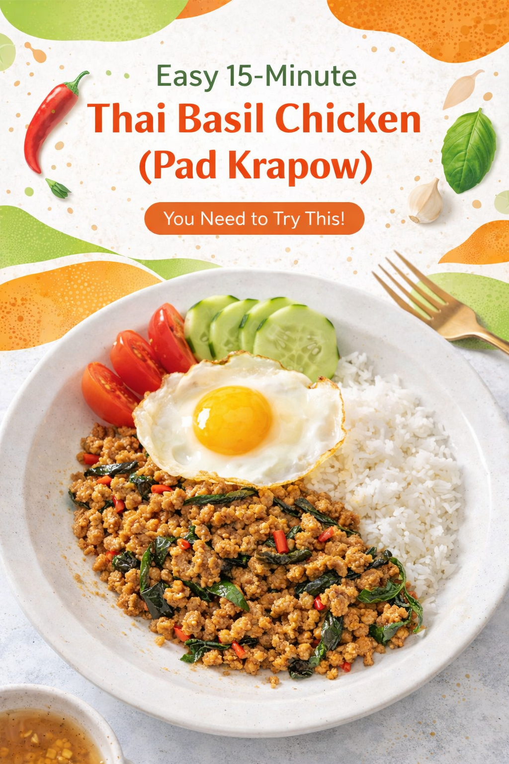 Quick Thai Basil Chicken in Fifteen Minutes