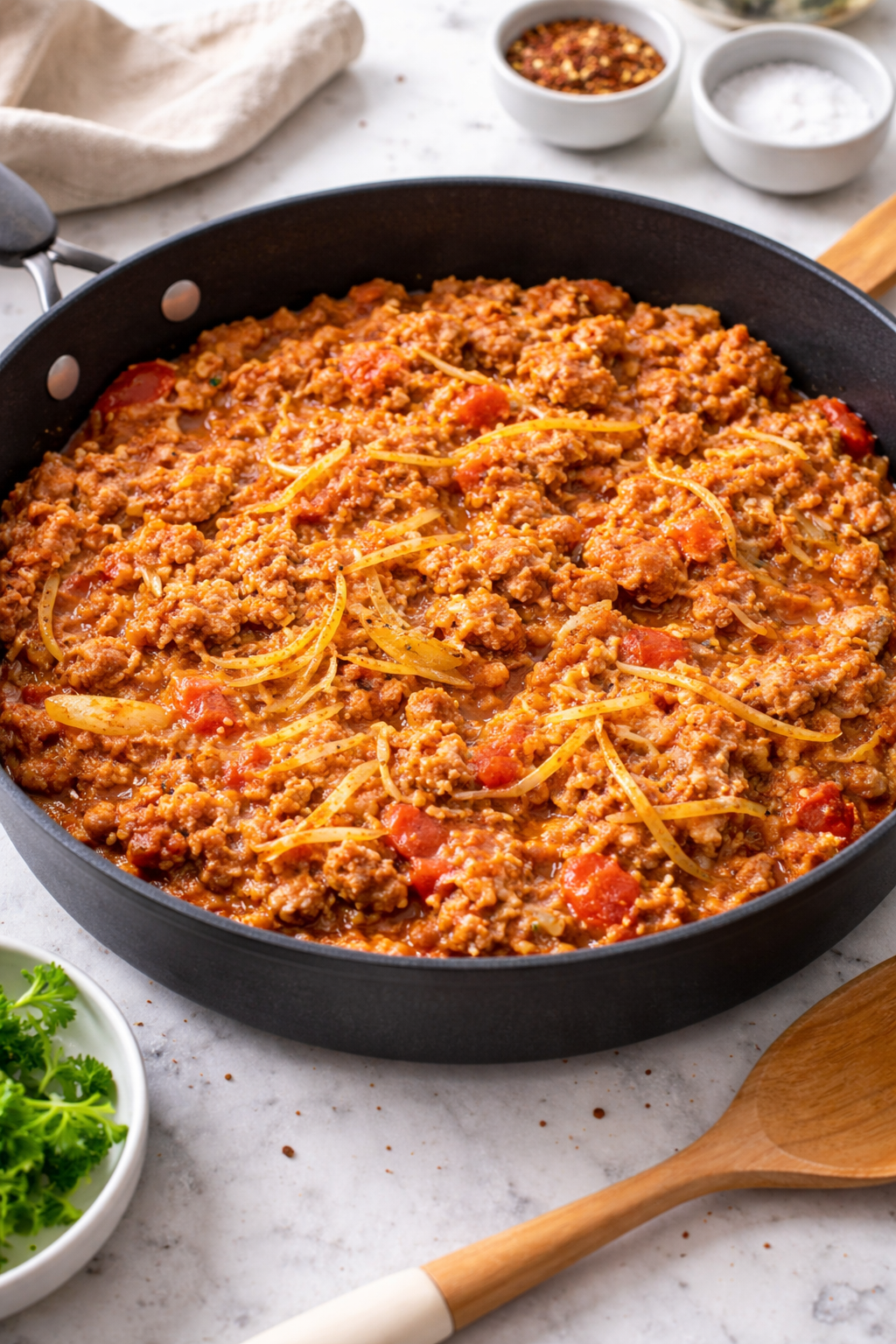 Quick Turkey and Cabbage Skillet Dinner