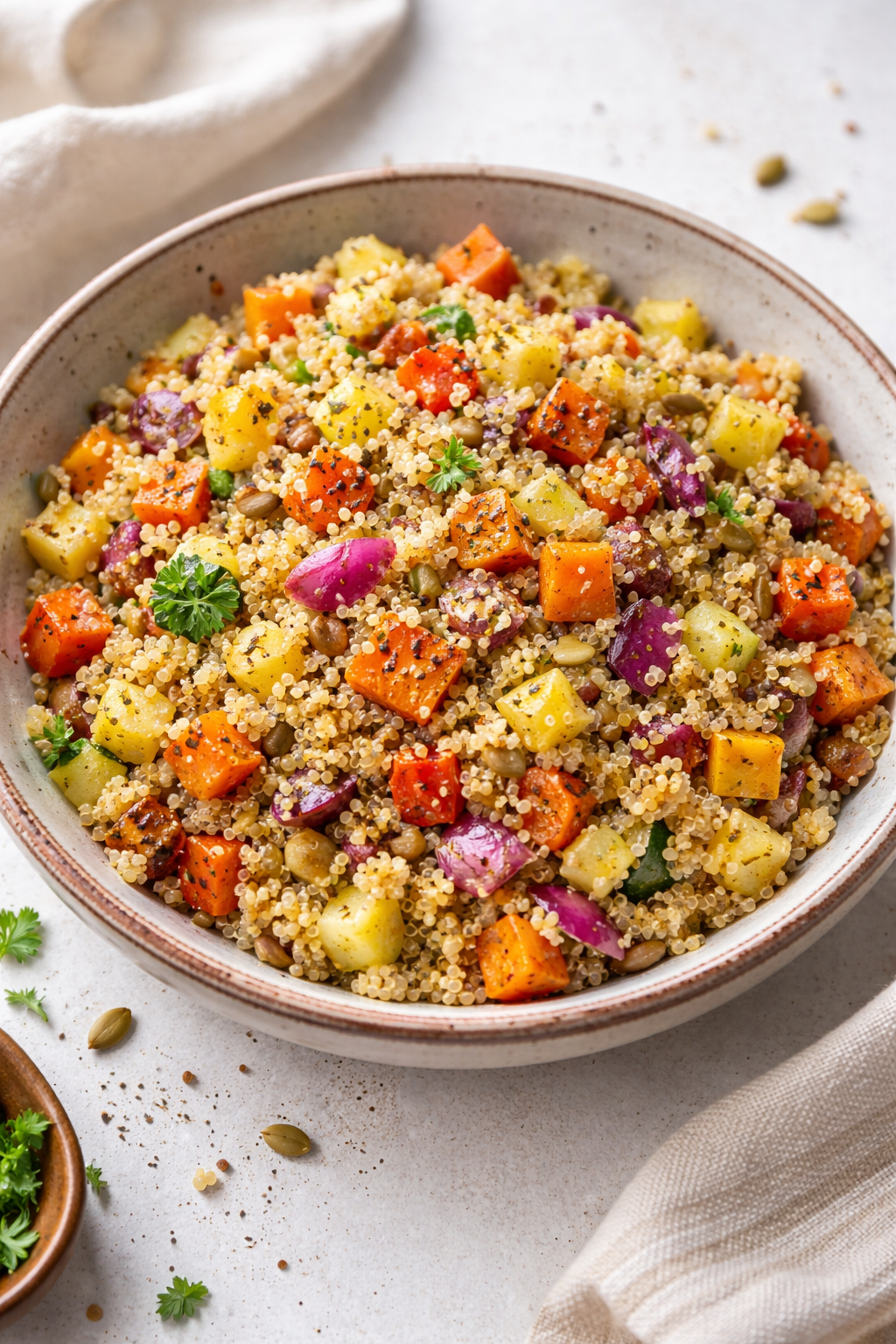 Roasted Harvest Quinoa Bowl