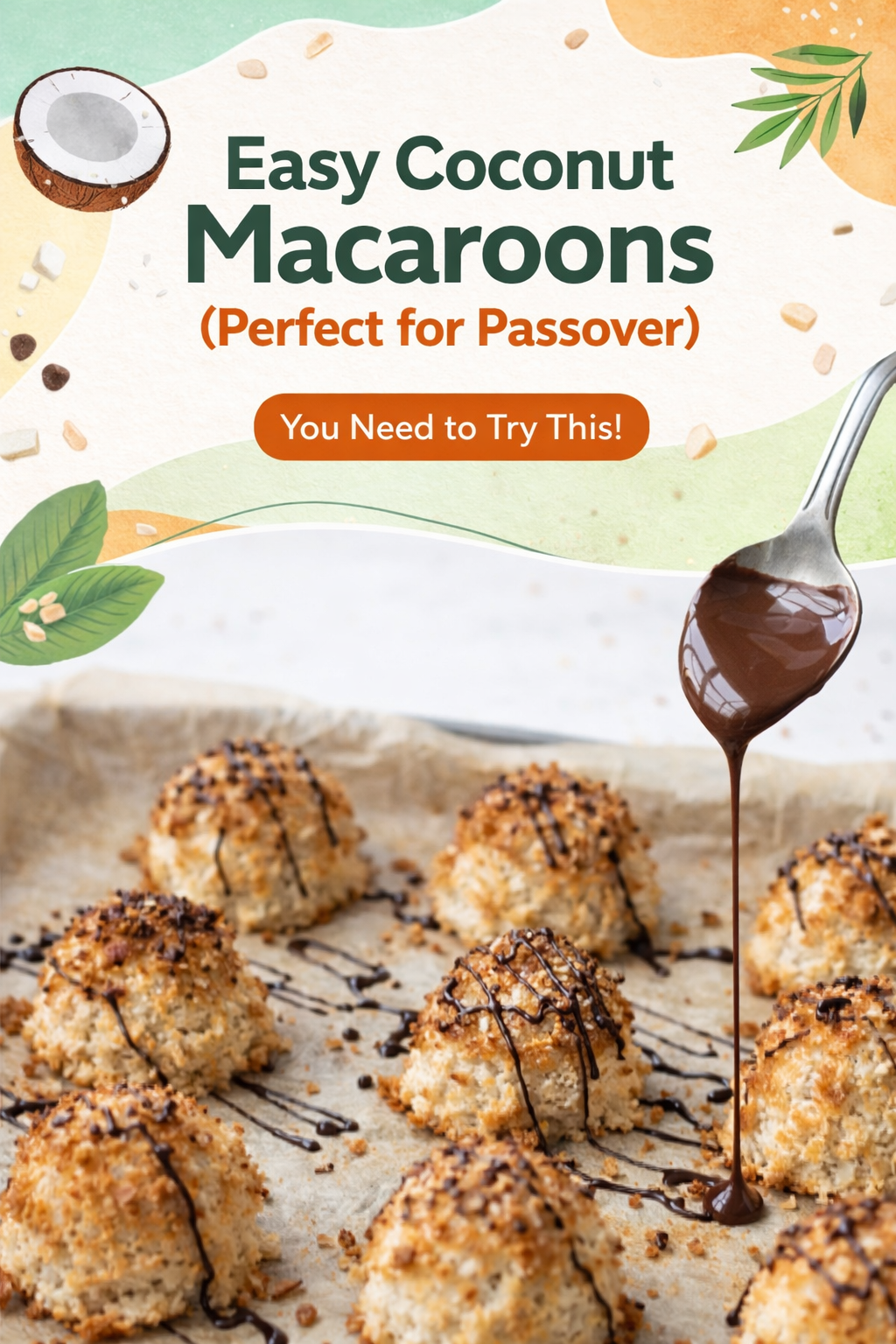 Simple Coconut Macaroons for Passover