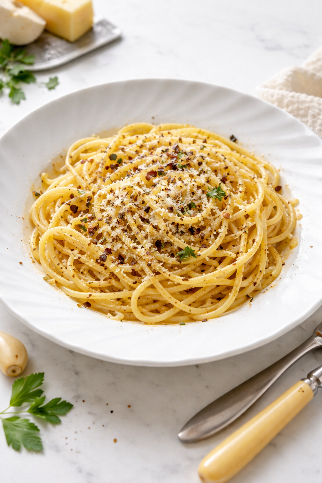 Simple Garlic Butter Pasta