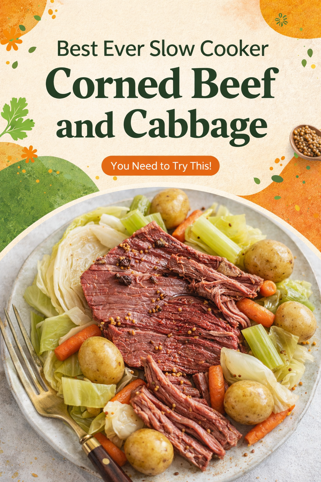 Slow Cooker Corned Beef and Cabbage Perfection