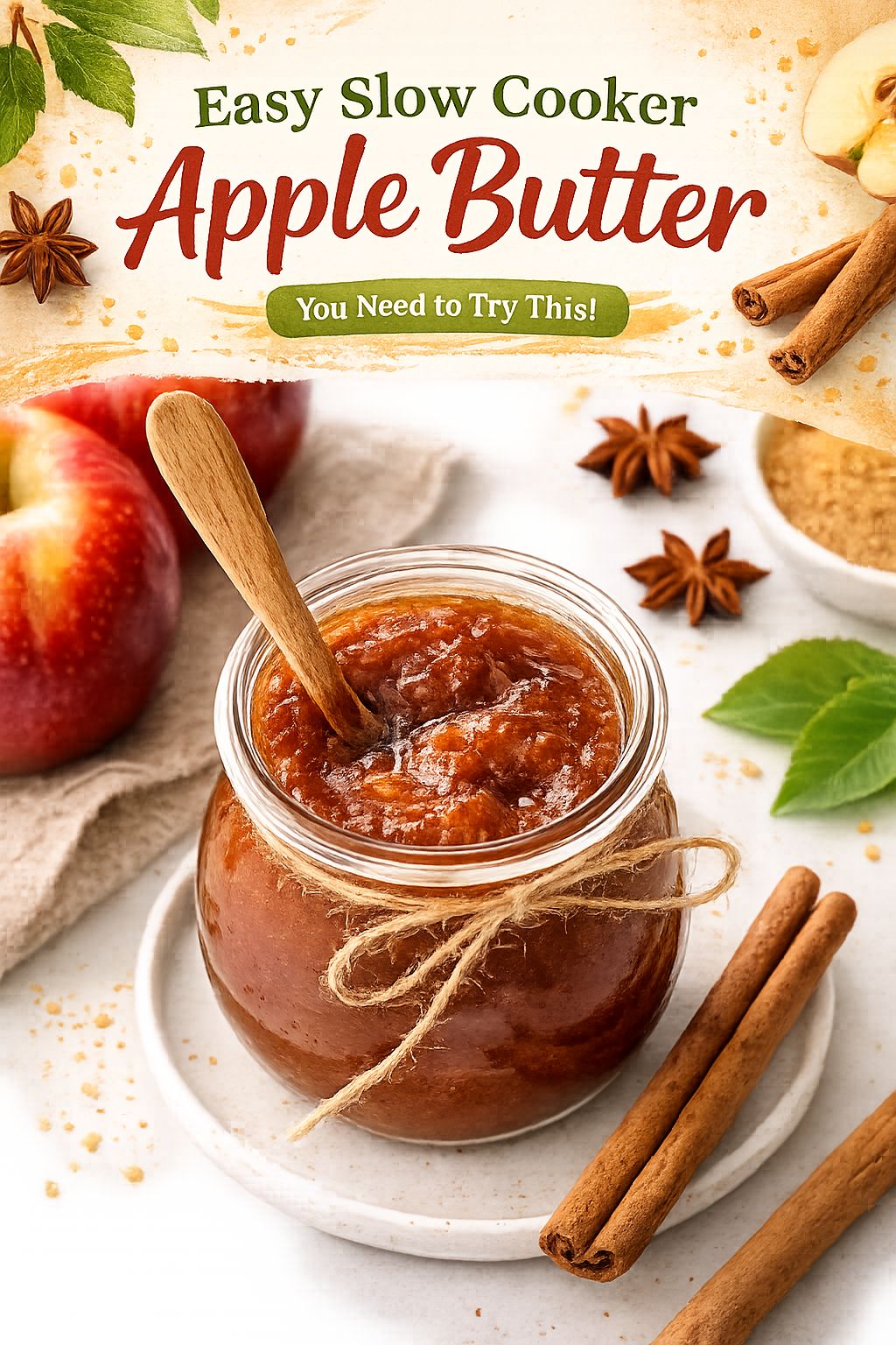 Spiced Slow Cooker Apple Butter